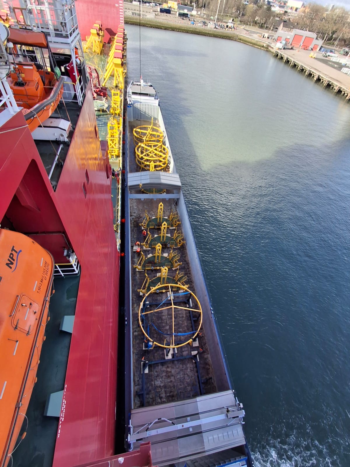 Speciaal trasnport offshore contructie